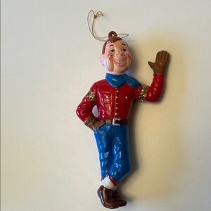 Vintage Howdy Doody Christmas Holiday Ornament